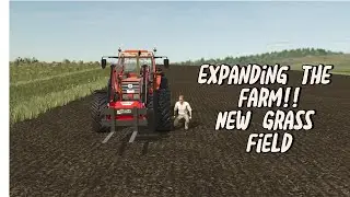 Big Farm Upgrades! New Grass Field, John Deere Cultivator & Greenhouse ~ FS25  Ep03-Part 2