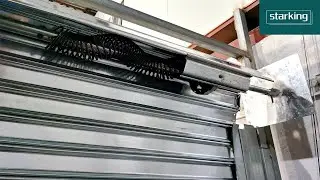 How to install manual operation rolling shutter doors