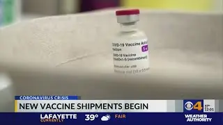 New vaccine shipments begin