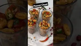 Quick Peanut Chaat | Snack Recipe #shorts