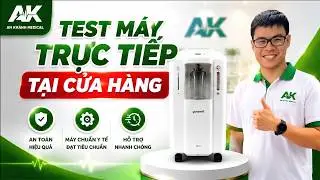 Tư vấn và test nồng độ oxy của máy tạo oxy trước khi giao khách