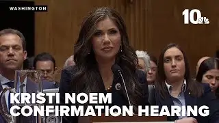 Senate Homeland Security Committee holds confirmation hearing for Kristi Noem