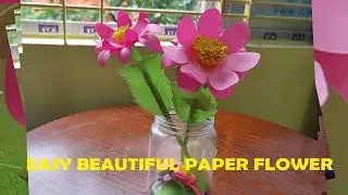 Easy Beautiful Paper Flower | Linas Craft Club
