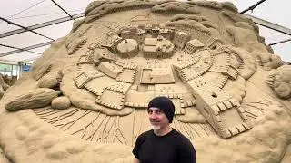 THE SAND CITY 🏰 #sandworldweymouth #leonardougolini 