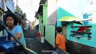 suasana jalan ratu jaya Dipo kereta tembok Dipo Sasak stasiun Depok