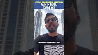 Lost Cars Number Plates in Rain of Dubai | Visit RTA | Dubai Updates Today | Malik Fahad Jamil #uae