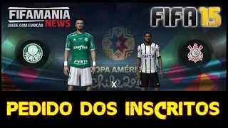 Palmeiras VS. Corinthians - FIFAMANIA News Super Patch 2.5 [FIFA 15]