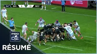 PRO D2 Saison 2024-2025 J13 - R&eacute;sum&eacute; CA Brive - AS B&eacute;ziers H&eacute;rault