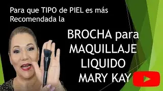 Brocha para Maquillaje L&iacute;quido Mary Kay #brochasdemaquillaje #marykay