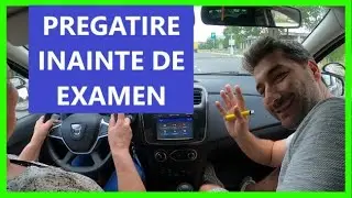 Pregatire inainte de examen la scoala de soferi