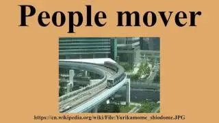 People mover