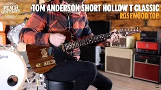 No Talking...Just Tones | Tom Anderson Short Hollow T Classic | Rosewood Top Used