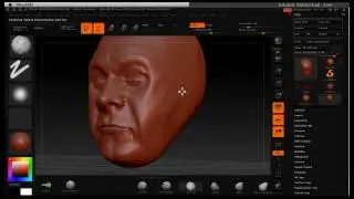 Modelando Rostro en ZBrush [1] - Cara de Hombre