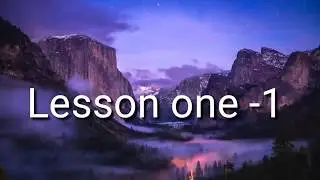 ОМУЗИШИ ЗАБОНИ АНГЛИСИ БАРОИ НАВ ОМУЗАНДАГОН ДАРСИ 1  LESSON LANGUAGE ENGLISH FOR PEOPLE AND FRIEND