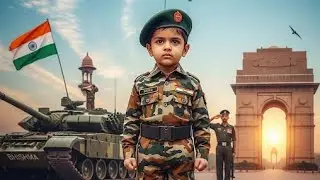 Happy Independence Day 2025, Indian Army fancy Dress. 
