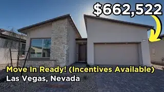 Move-In Ready Single Story New Construction Home For Sale in Las Vegas Gated Community