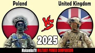 Polska vs Wielka Brytania 2025 | Porównanie siły militarnej #militarypower