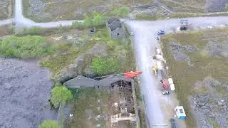 Getting ready for filming @ Dinorwic quarry house of the dragon