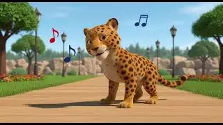 🐆 Leopard Song | Cartoon Nursery Rhymes & Kids Songs 🎶