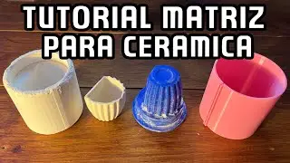 Diseño e Impresion de MATRIZ 3D para MOLDE de CERAMICA de un tacel