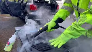 Car floor mats cleaning with a steam cleaner, car steam cleaning, Mobile Car Valeting Kinsale