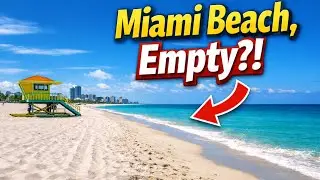 &ldquo;Miami South Beach Today&hellip; Where Is Everyone? 😮&rdquo;#jamesflying #travel #miami