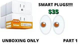 Smart Plug 4 Pack, Refoss Smart WiFi Outlet UNBOXING ONLY!!!