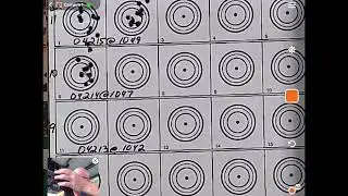 Eley Tenex lot test part 2 @ 100yds. 8-19-25     11 different lots. 