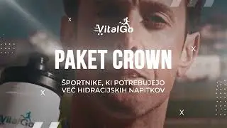 Paket izdelkov Crown Sport Nutrition HYDRATION z izdelki za učinkovito hidracijo.