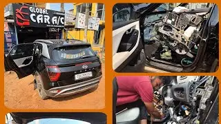 How to remove dashboard CRETA NEW for CAR AC Leak Detection,Best Car Ac service in Bhubaneswar