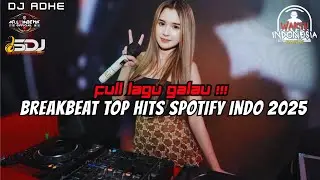 DJ BREAKBEAT TOP HIST SPOTIFY INDO TERBARU 2025 - FULL LAGU GALAU !!!