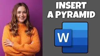 How To Insert A Pyramid In Microsoft Word | Step By Step Guide - Microsoft Word Tutorial