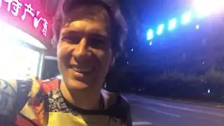 Procházka nočním čínským městem