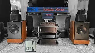 B&K Sonata Series M200, WiiM ultra, KEF 105 Reference #vintage #music #kef #jazz #audio #audiophile