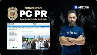 Concurso Pol&iacute;cia Civil PR |  EDITAL NESTE ANO 2026 | Prof Thiago Pereira