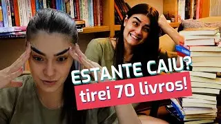 FIZ A LIMPA NA ESTANTE: muitos livros vão para doação 📚