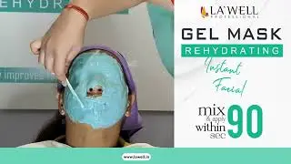 LA'WELL PROFESSIONAL GEL MASK(REHYDRATING) TUTORIAL