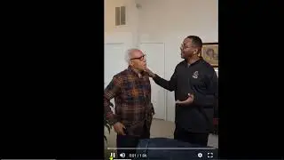 Ramone Crowe, Jr. meets Civil Rights icon Bro./Dr. Albert Paul Brinson at his home.