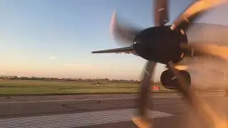 WestJet Encore Dash 8-400 Landing In Saskatoon YXE *DIVERSION* [4K]
