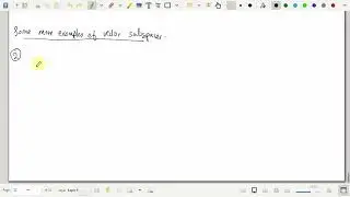 Lec17:Linear Algebra::Some more examples of vector subspaces