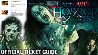 HHN 2021 Hollywood FULL Ticket Guide Tickets NOW on Sale | Which is the Best Option??!!