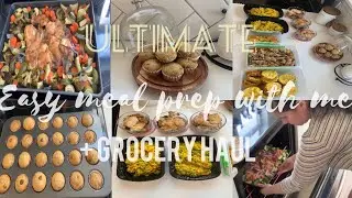 *NEW* ULTIMATE EASY MEAL PREP COOK WITH ME + GROCERY HAUL 2021