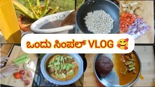 ||ಒಂದು ಸಿಂಪಲ್ VLOG ||ಅವರೇ ಕಾಳಿನ ಸಾಂಬರ್ || #daily #sumaacharkannadavlog #Dailyvlog #receipe #minivlog