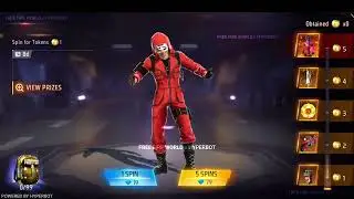 Top Criminal Red x Neon - Token Tower - Free Fire World