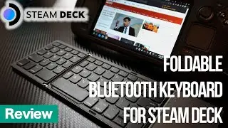 This foldable Bluetooth keyboard works great on Steam Deck!