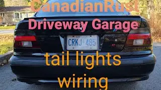bmw 528i e93 cold start and facelift tail lights wiring