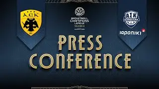 AEK BC v Karditsa Iaponiki - Press Conference | #BasketballCL 2025-26