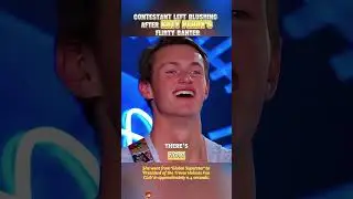 Contestant LeftBlushing AfterKaty Perry's Flirty Banter #usa