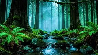 Forest Stream and Bird Sounds for Deep Sleep | Calming Nature ASMR (LIVE)