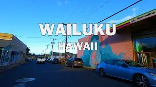 Wailuku, Hawaii - Driving Tour 4K